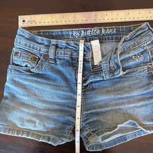 Justice Jean shorts girls 8R